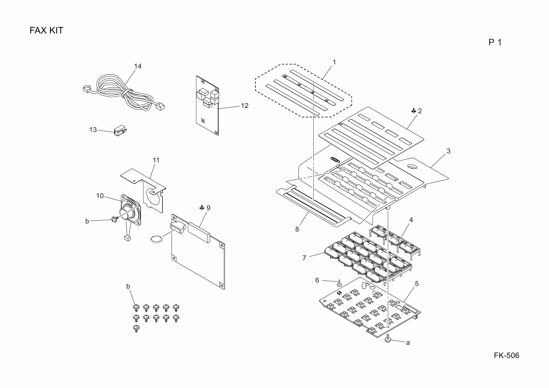 Konica-Minolta Options FK-506 A0CJ Parts Manual-5